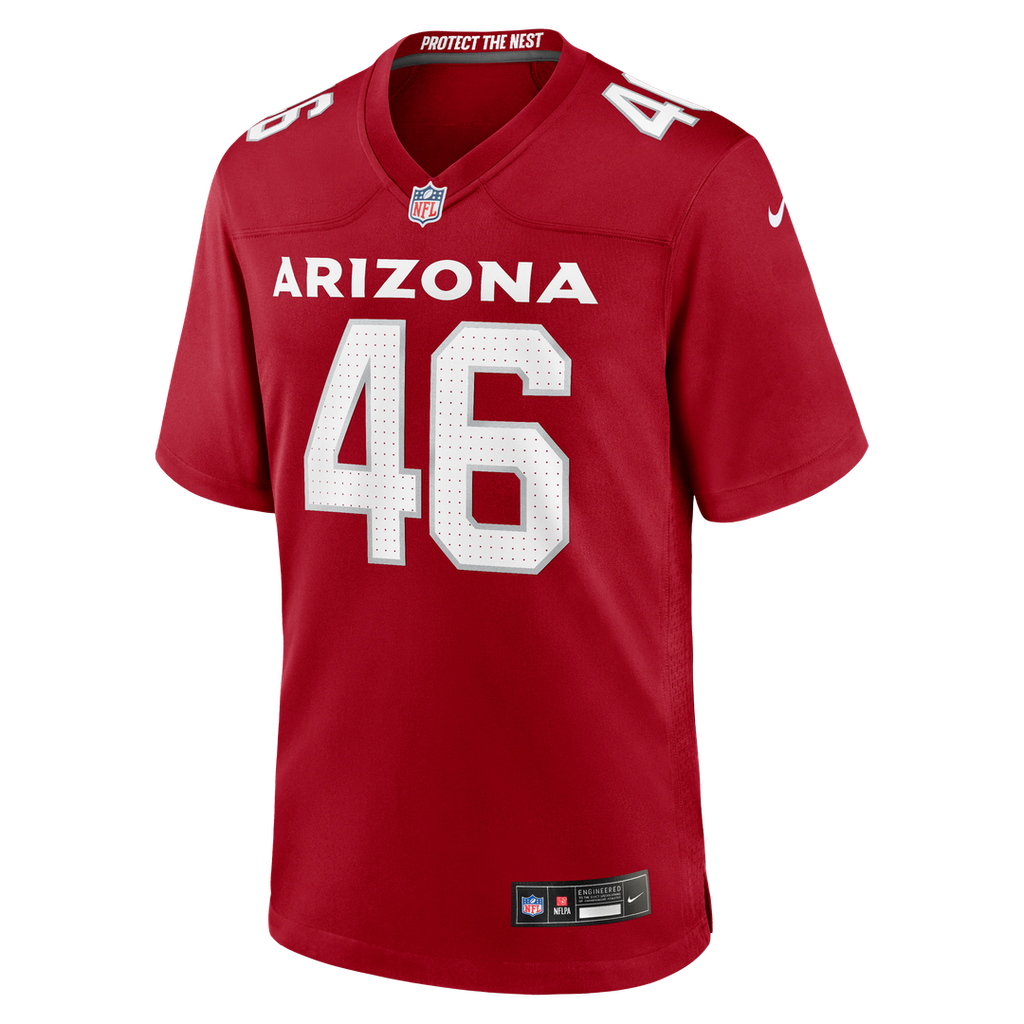 Aaron Brewer Arizona Cardinals Nike Team Game Jersey -  Cardinal