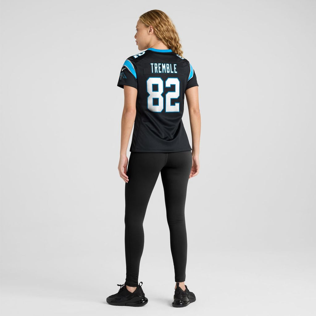 Tommy Tremble Carolina Panthers Nike Women's Team Game Jersey - Black