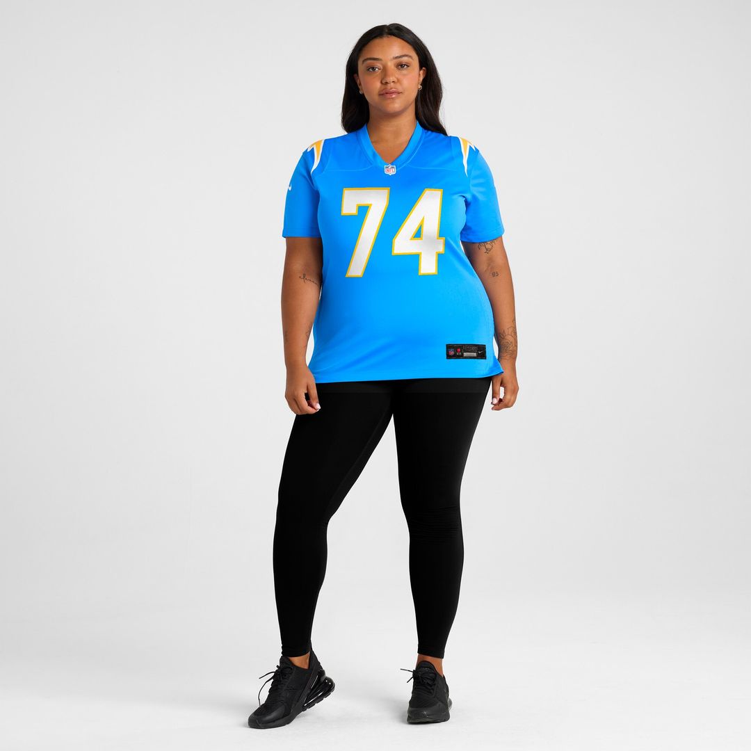 Kayode Awosika Los Angeles Chargers Nike Women's Team Game Jersey -  Powder Blue