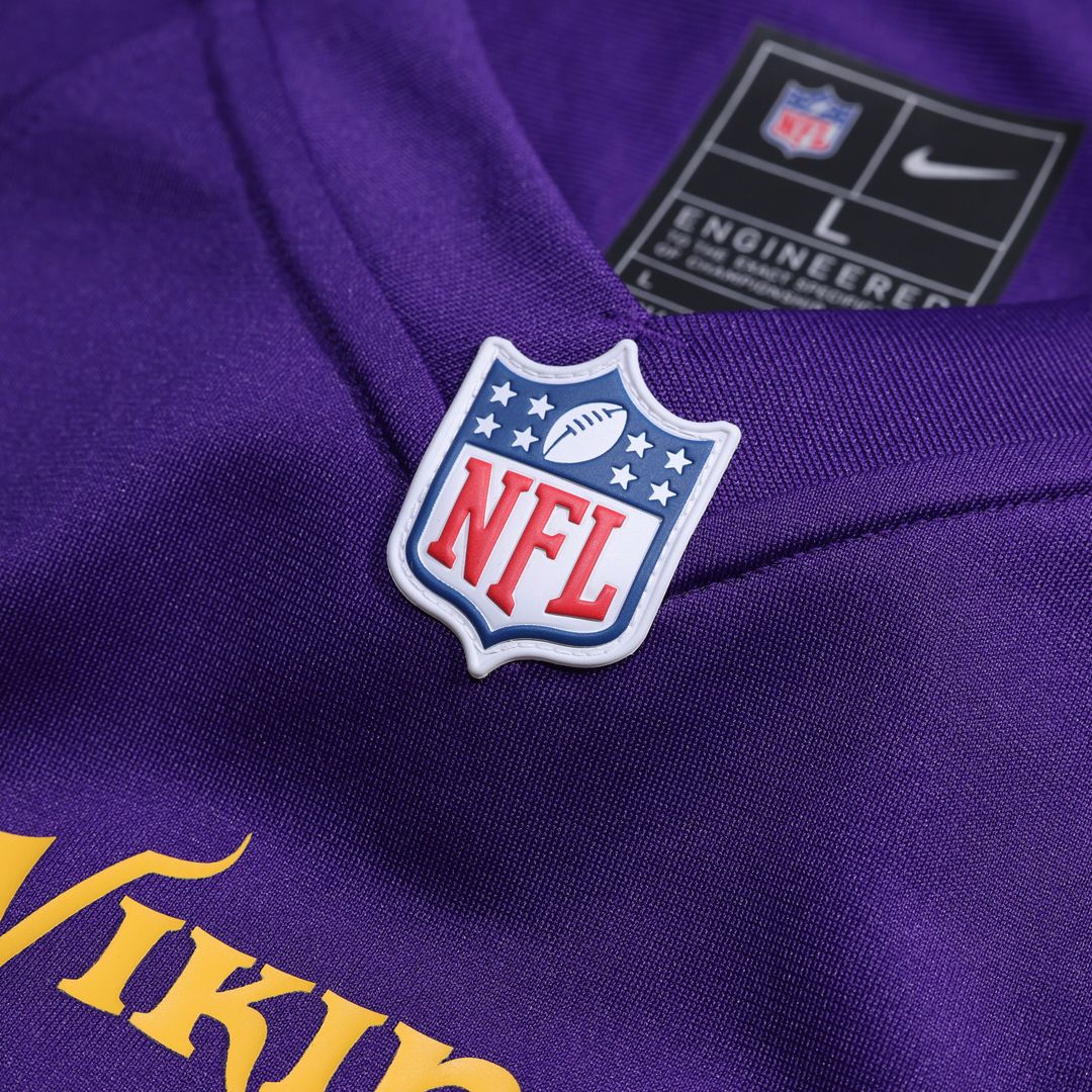 James Pierre Minnesota Vikings Nike Team Game Jersey -  Purple