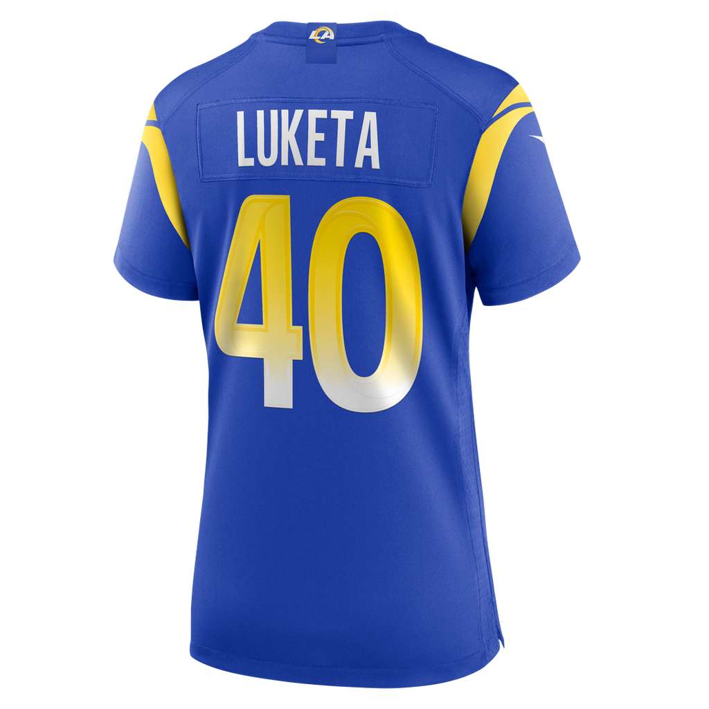 Jesse Luketa Los Angeles Rams Nike Women's Team Game Jersey -  Royal