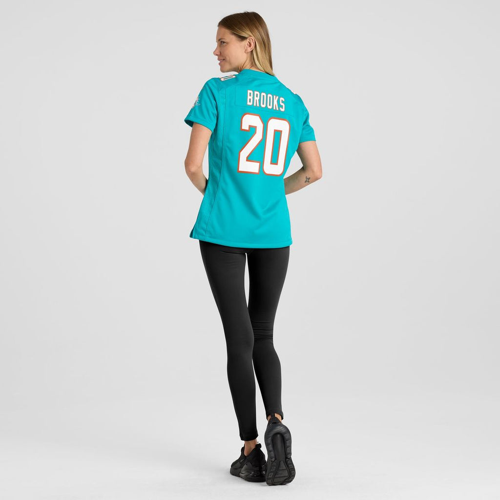Jordyn Brooks Miami Dolphins Nike Women's  Game Jersey -  Aqua