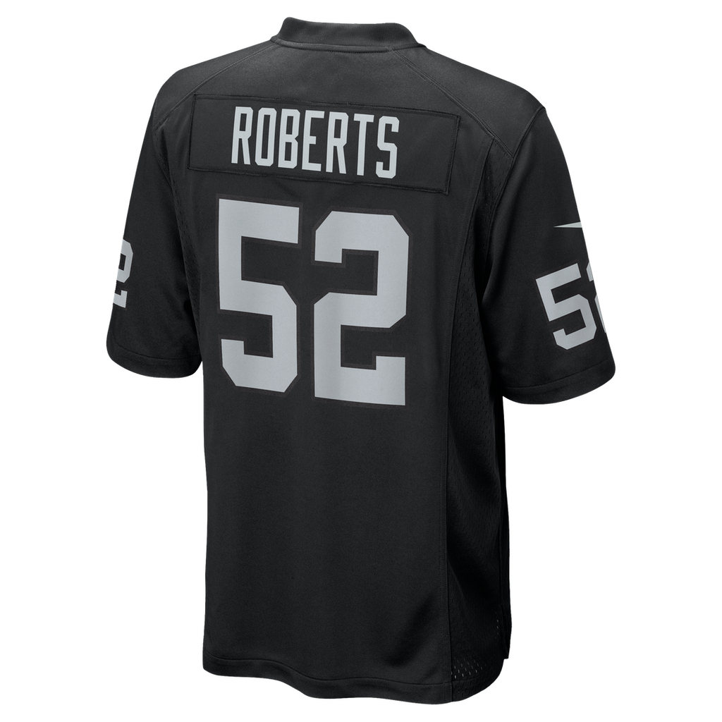 Elandon Roberts Las Vegas Raiders Nike Team Game Jersey -  Black