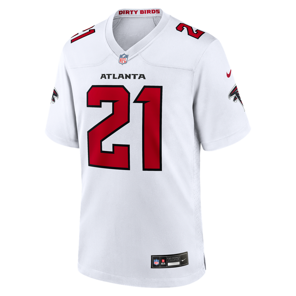 Deion Sanders Atlanta Falcons Nike Retired Player Game Jersey - White