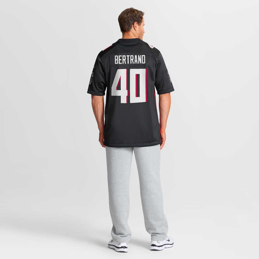 JD Bertrand Atlanta Falcons Nike Team Game Jersey -  Black