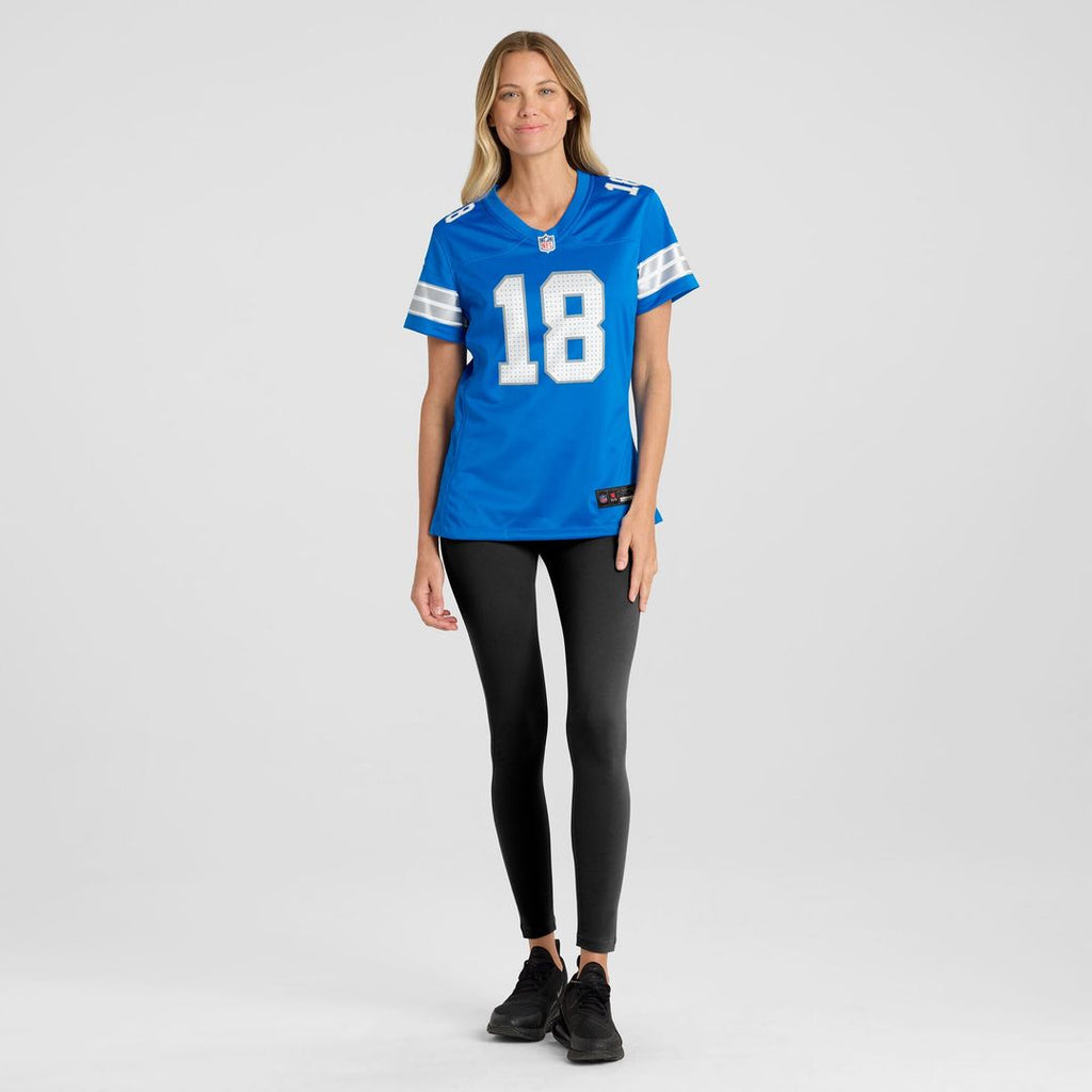 Isaac TeSlaa Detroit Lions Nike Women's Game Player Jersey - Blue