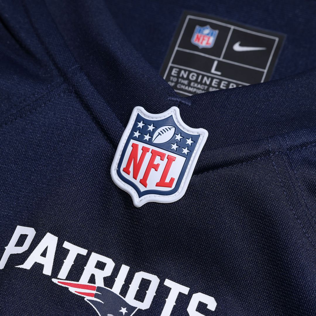 Marcus Bryant New England Patriots Nike Team Game Jersey -  Navy
