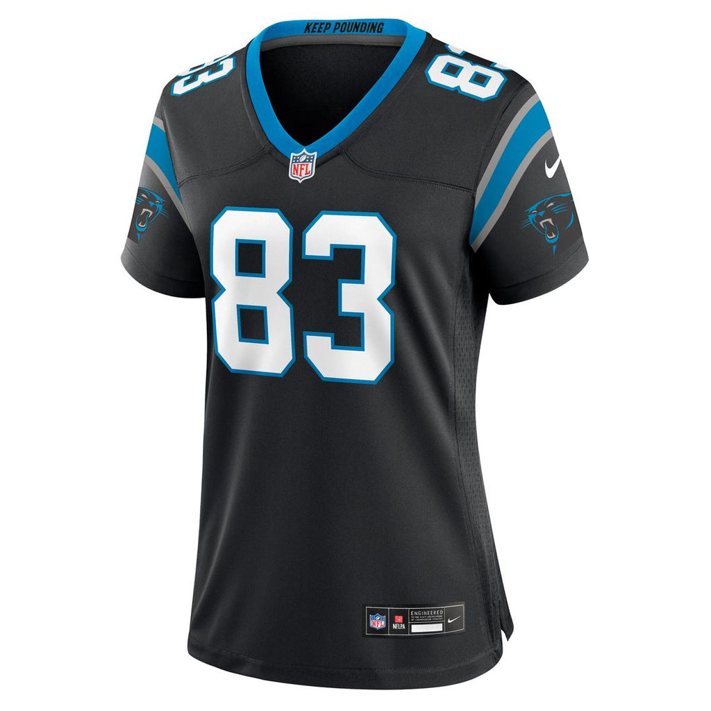 David Moore Carolina Panthers Nike Women's  Game Jersey -  Black