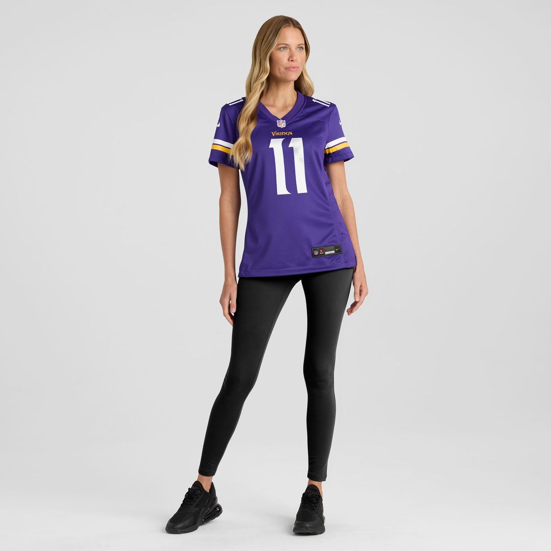 Carson Wentz Minnesota Vikings Nike Women's Team Game Jersey -  Purple