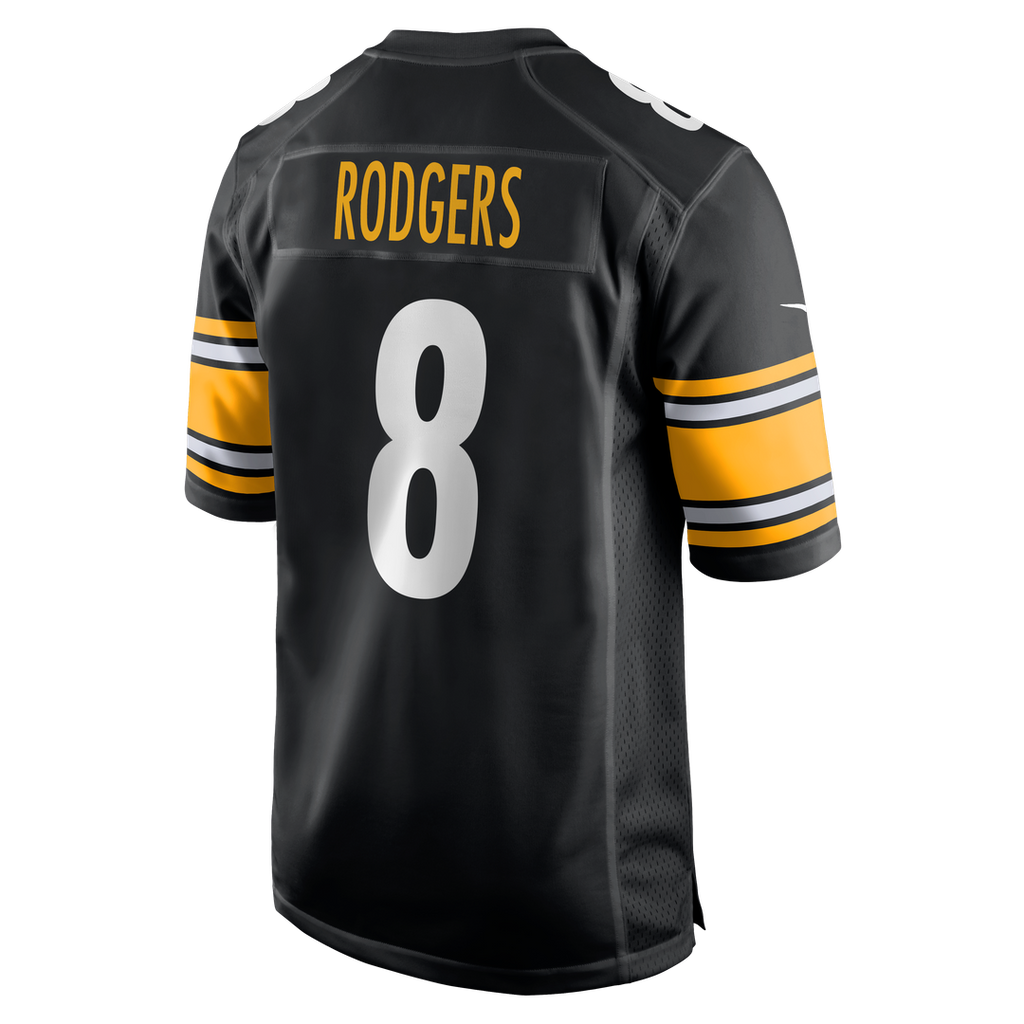 Aaron Rodgers Pittsburgh Steelers Nike Game Jersey - Black