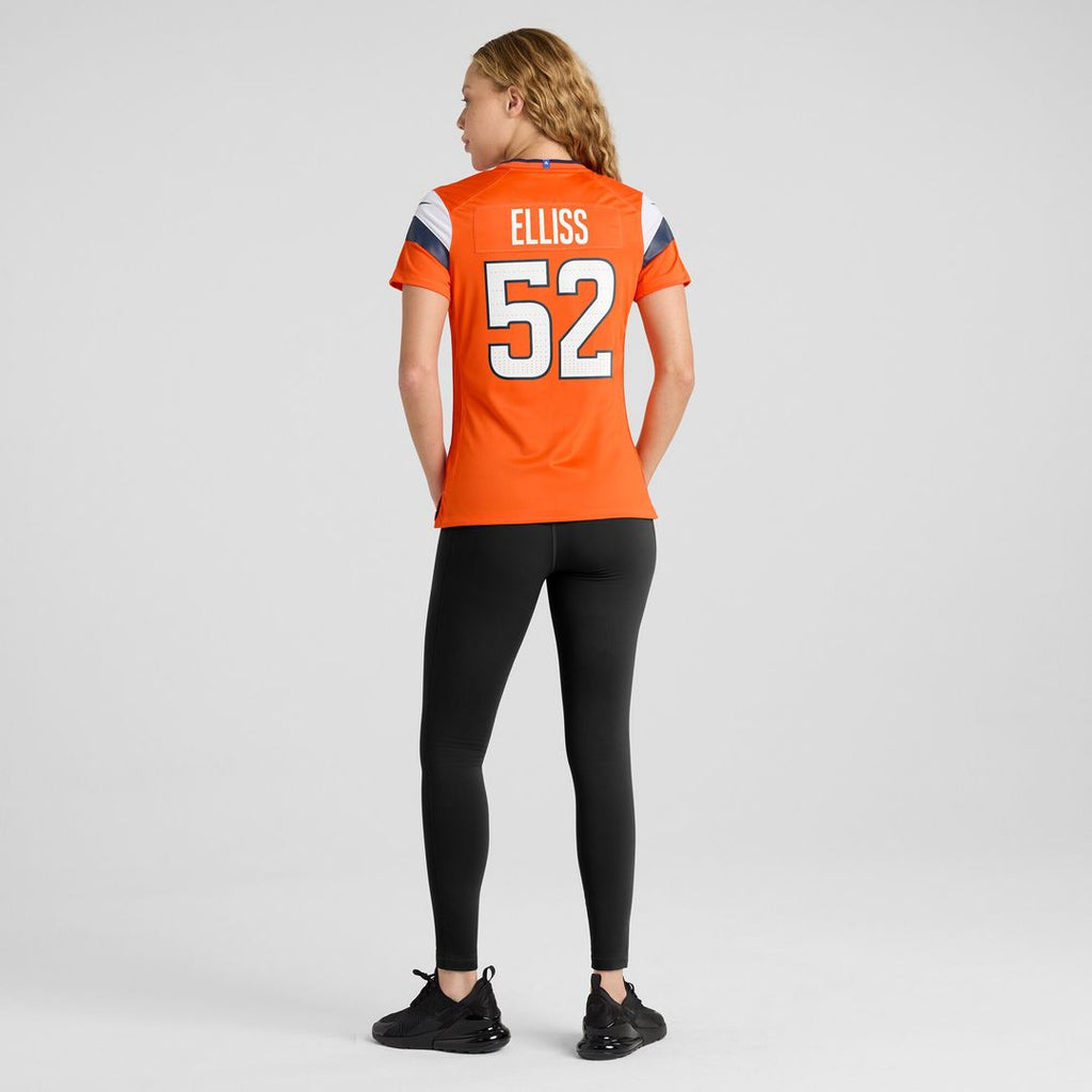 Jonah Elliss Denver Broncos Nike Women's Team Game Jersey -  Orange