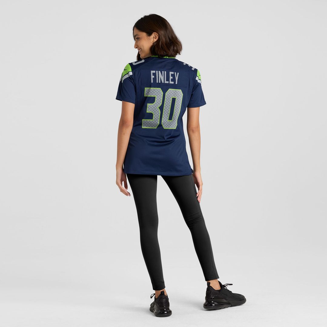 AJ Finley Seattle Seahawks Nike Women's Team Game Jersey -  College Navy