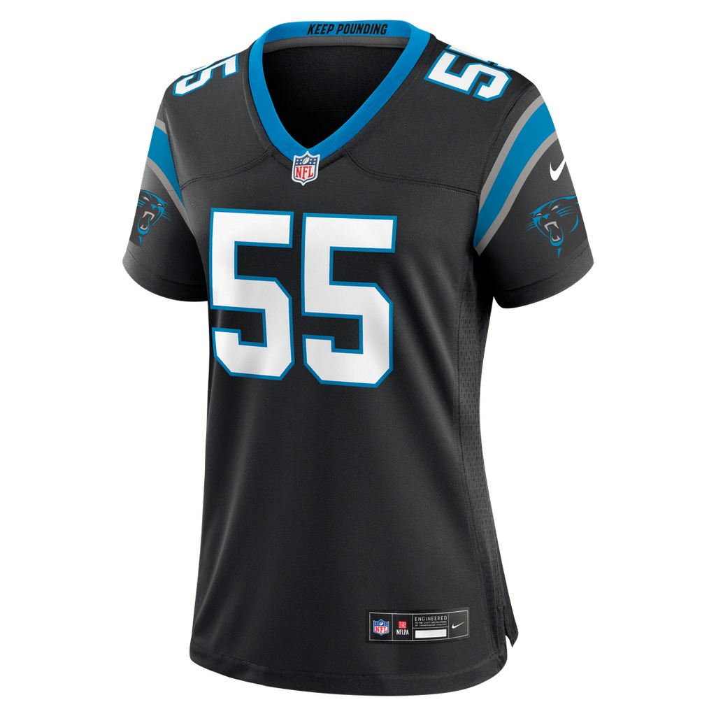 Devin Lloyd Carolina Panthers Nike Women's Team Game Jersey - Black