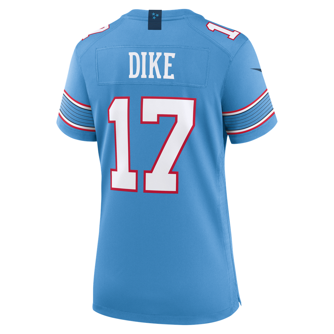 Chimere Dike Tennessee Titans Nike Women's Team Game Jersey -  Light Blue