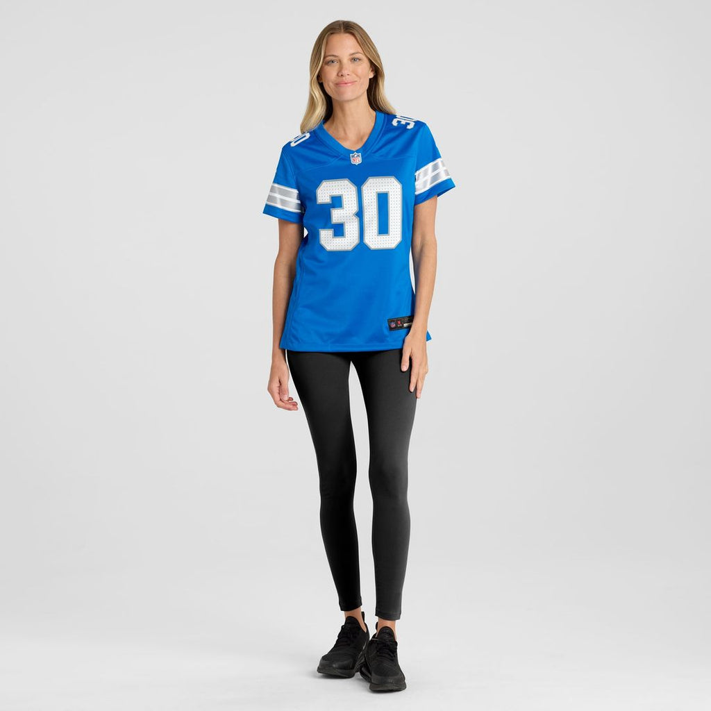 Khalil Dorsey Detroit Lions Nike Women's Team Game Jersey -  Blue