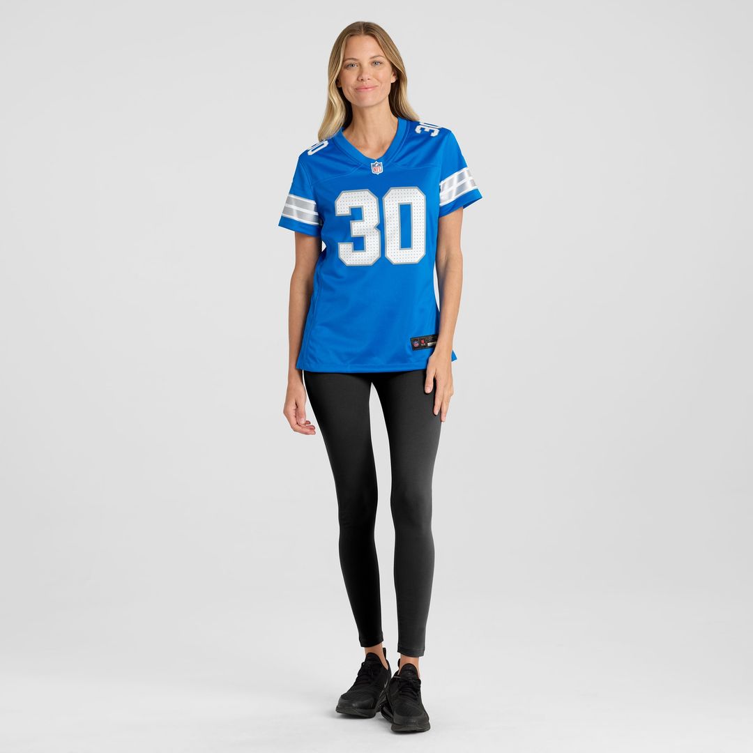 Khalil Dorsey Detroit Lions Nike Women's Team Game Jersey -  Blue