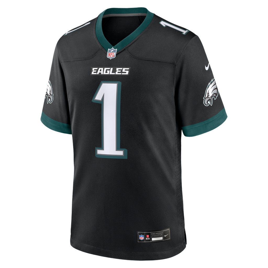 Jalen Hurts Philadelphia Eagles Nike Alternate Game Jersey -  Black