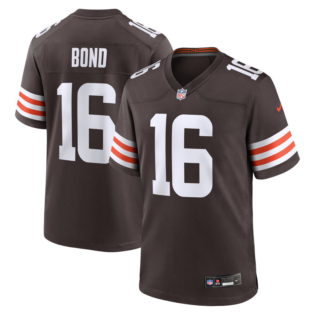 Isaiah Bond Cleveland Browns Nike Team Game Jersey -  Brown