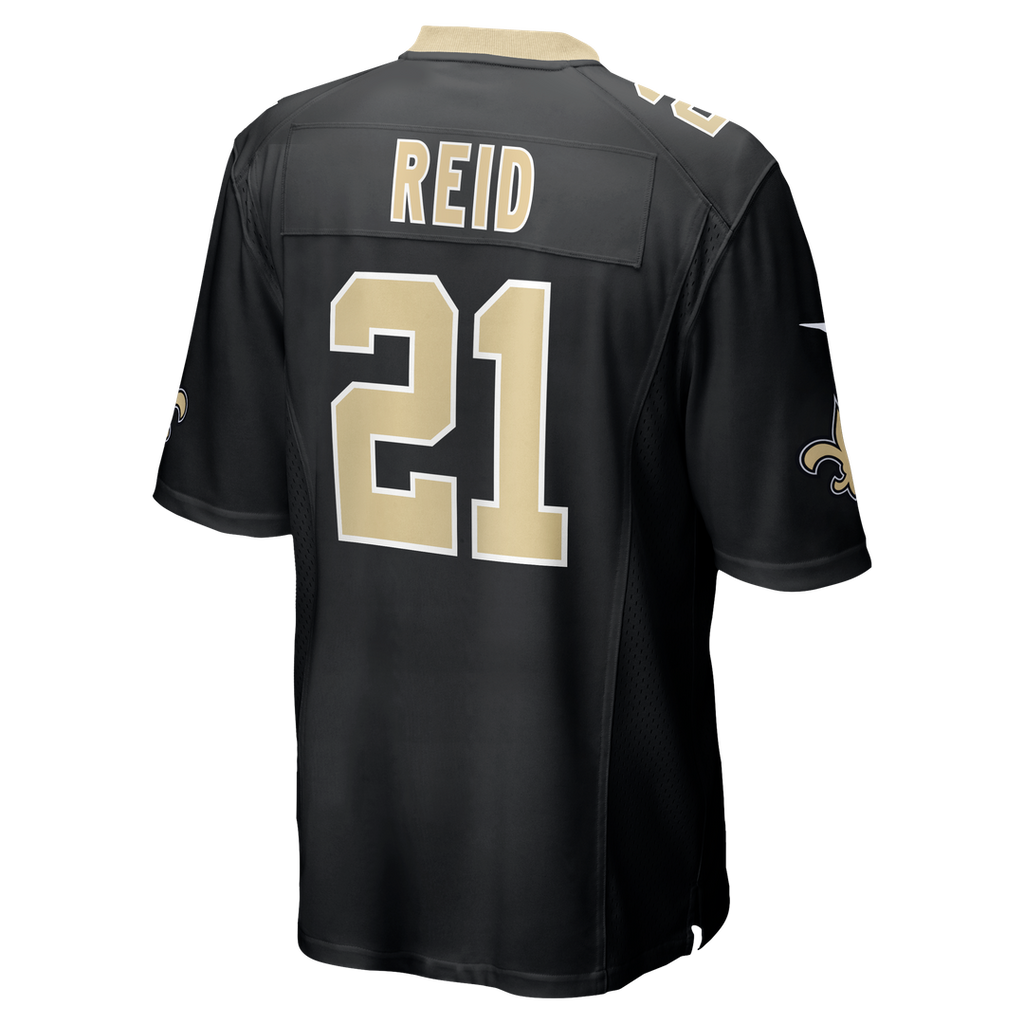 Justin Reid New Orleans Saints Nike Team Game Jersey -  Black