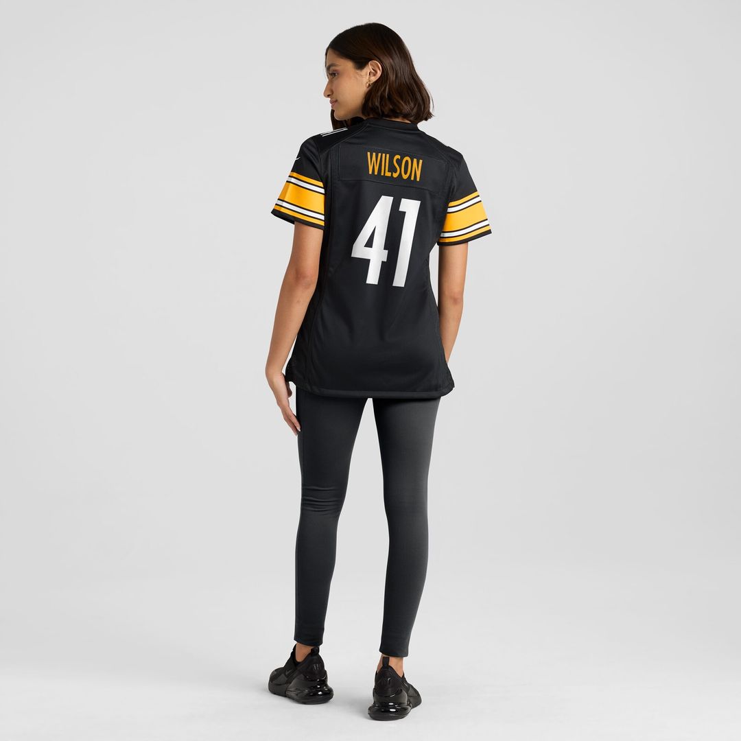 Payton Wilson Pittsburgh Steelers Nike Women's Team Game Jersey -  Black