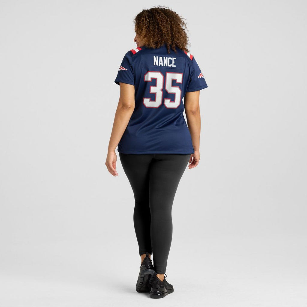 Jim Nance New England Patriots Nike Women's Retired Player Jersey - Navy