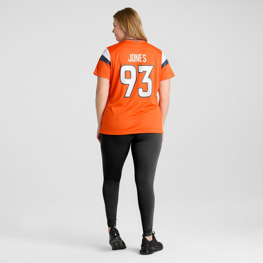 D.J. Jones Denver Broncos Nike Women's Team Game Jersey -  Orange