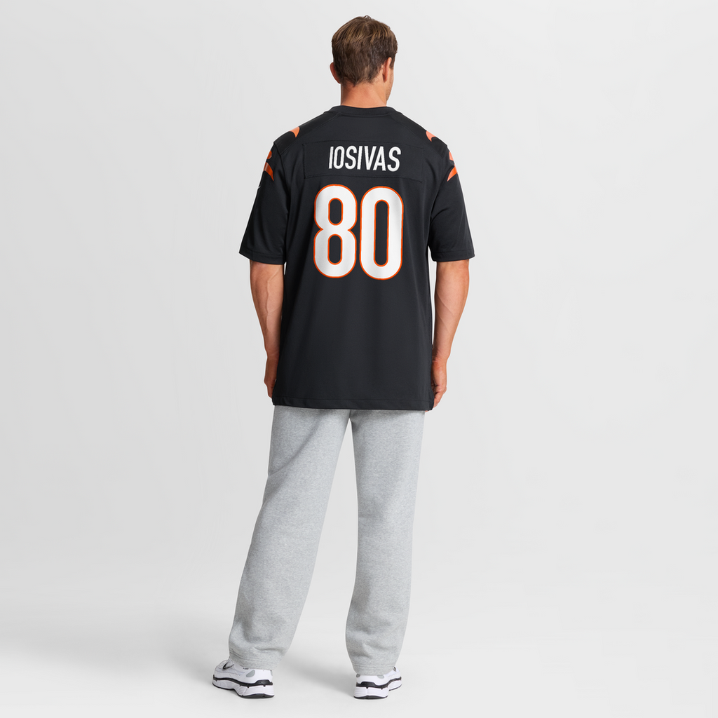 Andrei Iosivas Cincinnati Bengals Nike Team Game Jersey -  Black
