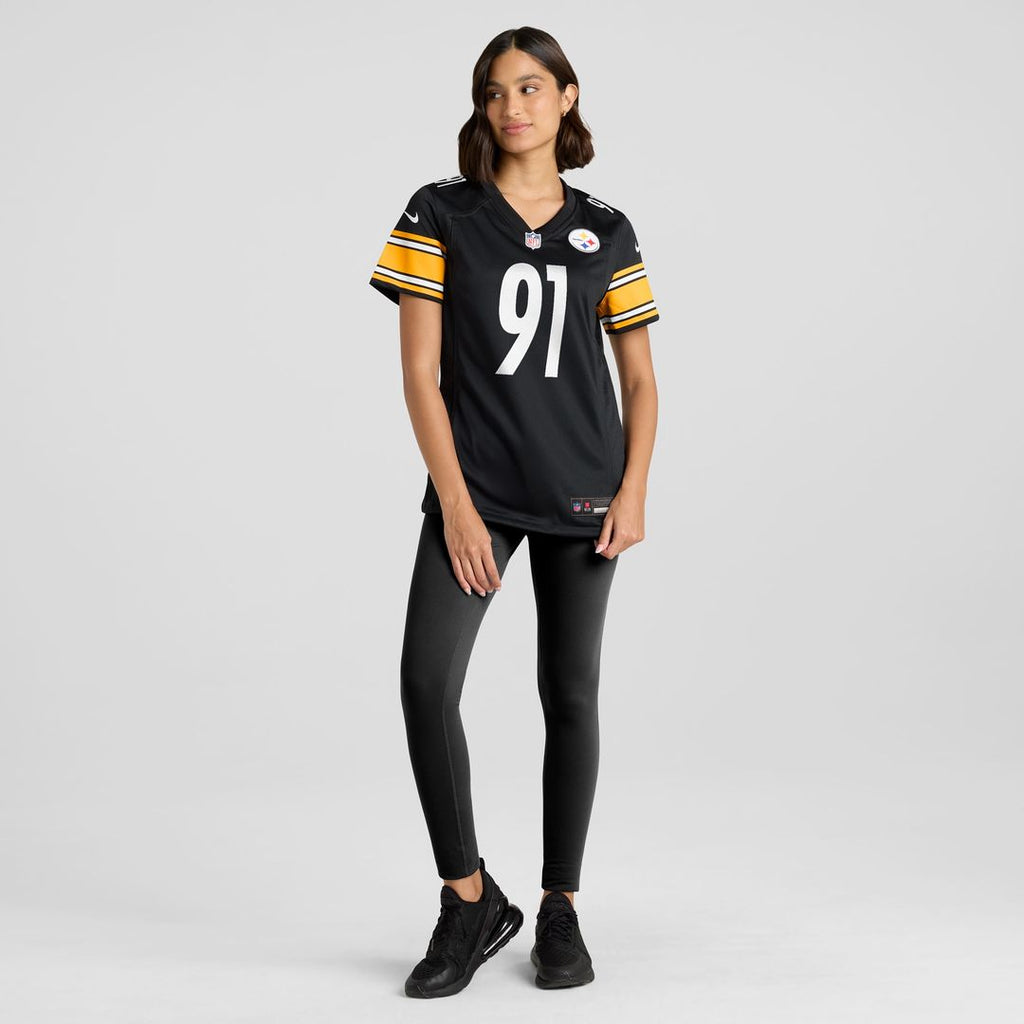 Logan Lee Pittsburgh Steelers Nike Women's Team Game Jersey -  Black