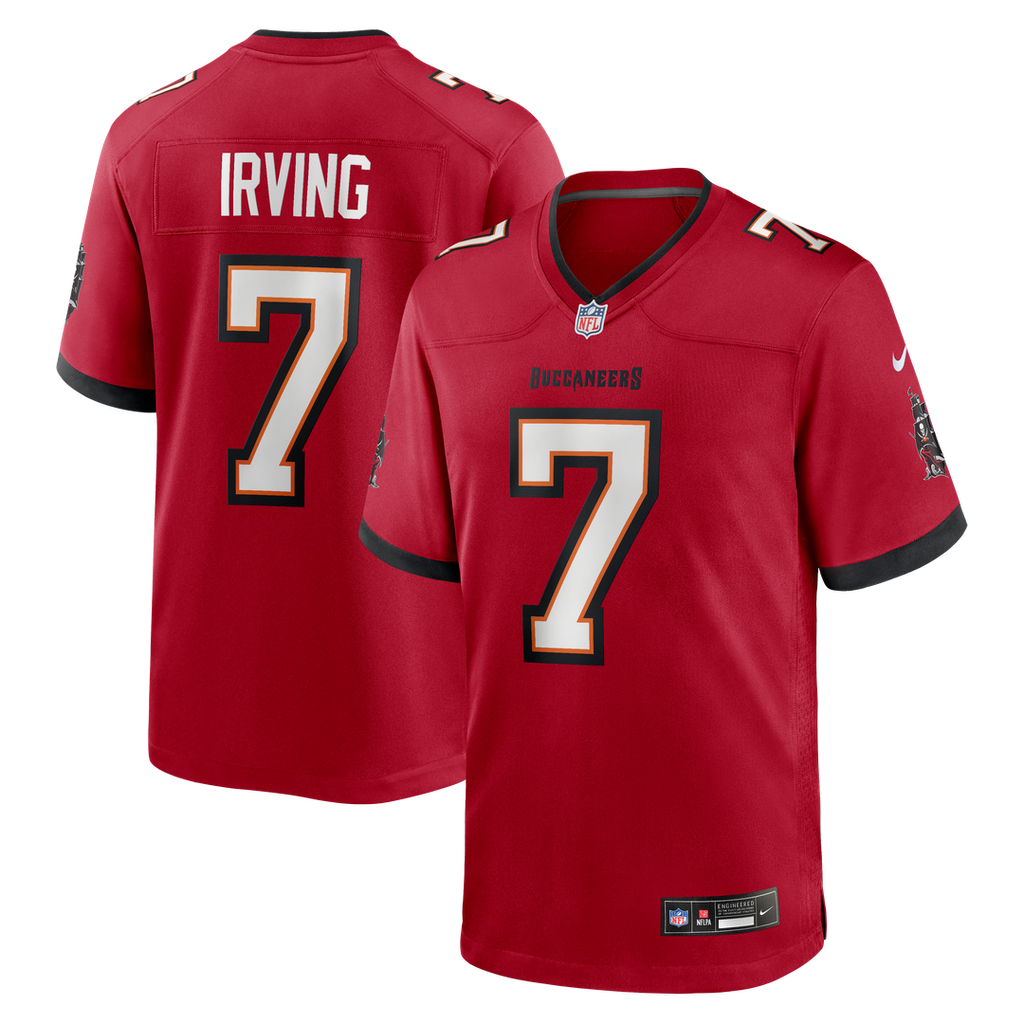 Bucky Irving Tampa Bay Buccaneers Nike Alternate Game Jersey -  Pewter