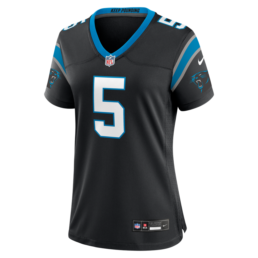 Jaelan Phillips Carolina Panthers Nike Women's Team Game Jersey -  Black