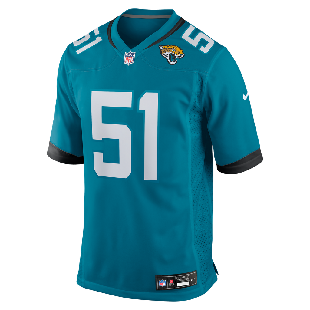 Ventrell Miller Jacksonville Jaguars Nike  Game Jersey -  Teal