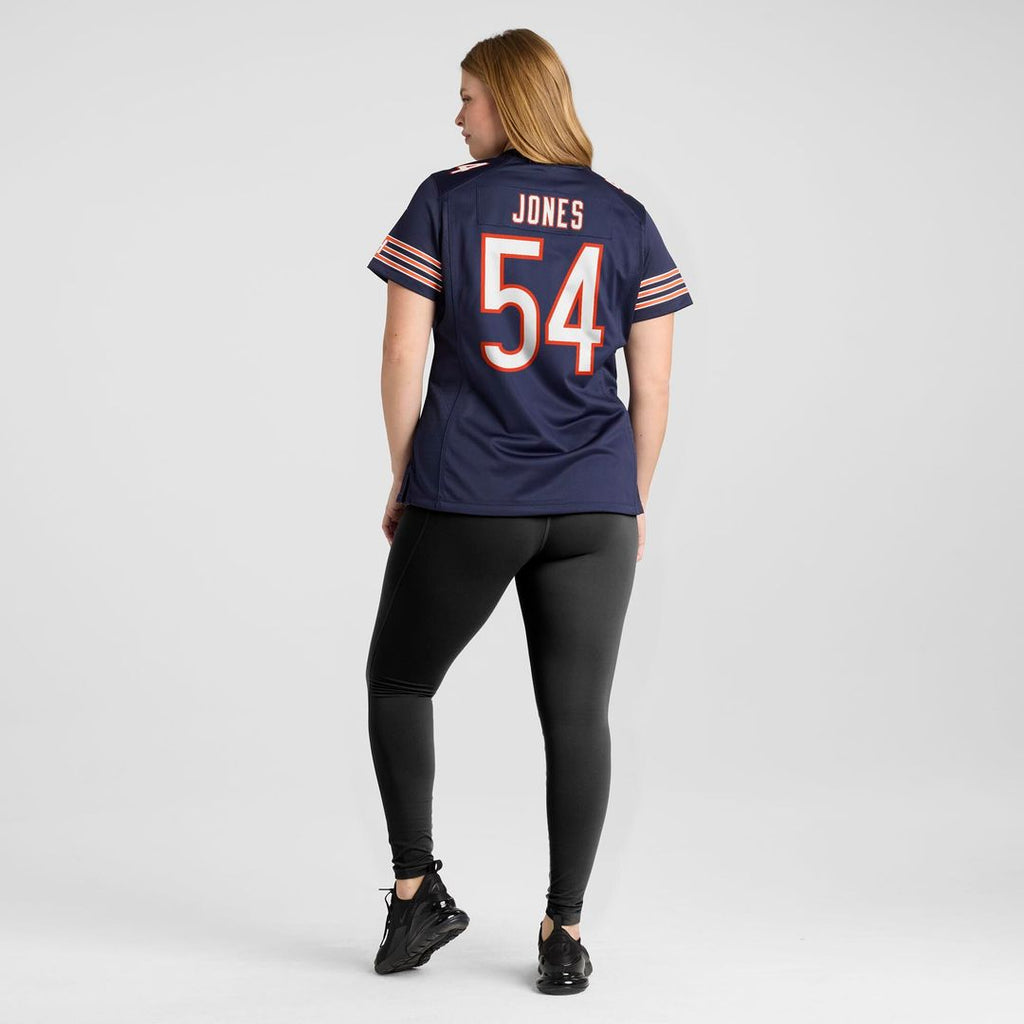Logan Jones Chicago Bears Nike Women's Team Game Jersey - Navy