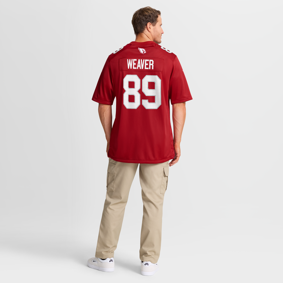 Xavier Weaver Arizona Cardinals Nike Team Game Jersey -  Cardinal