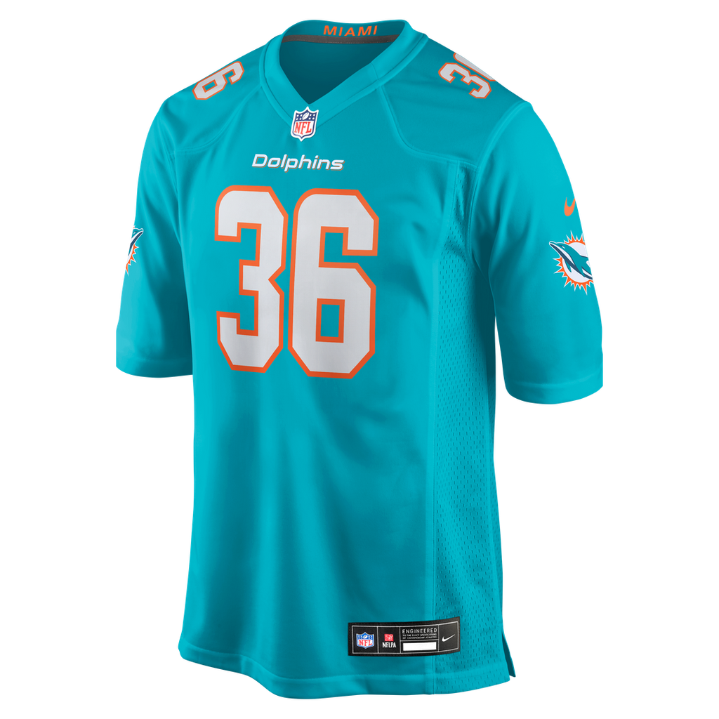 Storm Duck Miami Dolphins Nike  Game Jersey -  Aqua