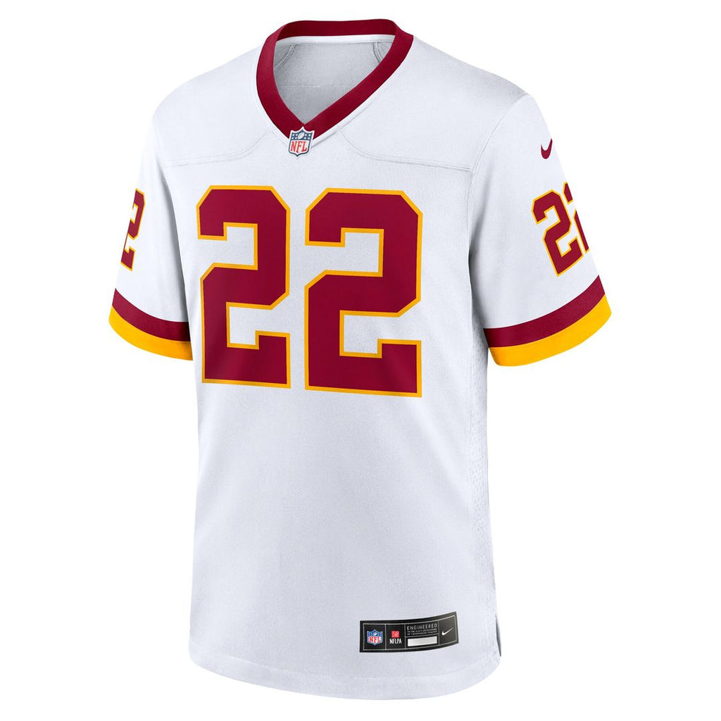 Jacory Croskey-Merritt Washington Commanders Nike Hail Raiser Alternate Game Jersey - Black