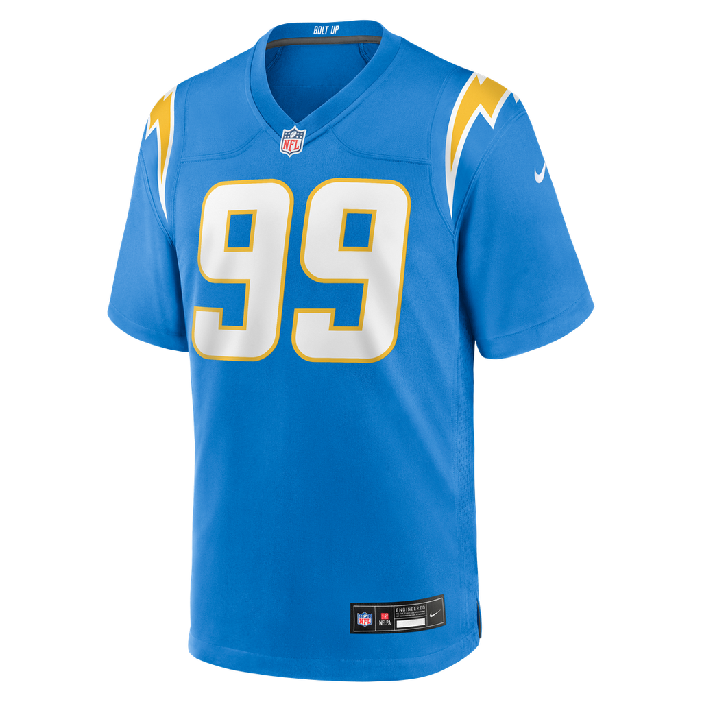 Jamaree Caldwell Los Angeles Chargers Nike Team Game Jersey -  Powder Blue