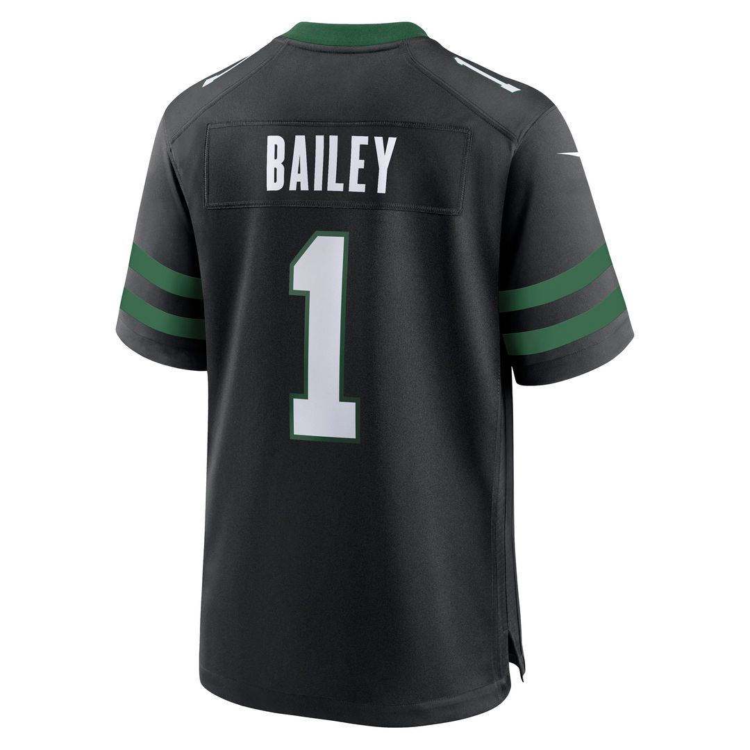 David Bailey New York Jets Nike Alternate Game Player Jersey - Legacy Black