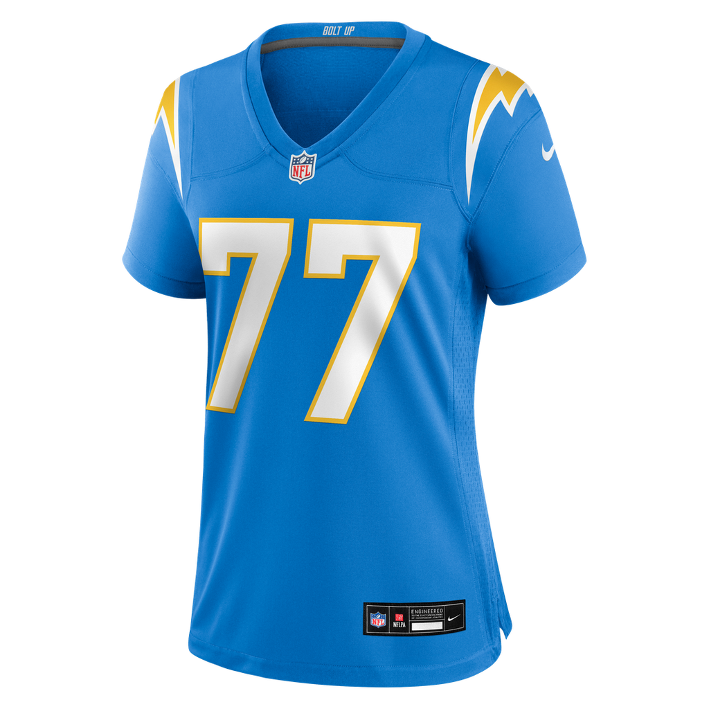 Travis Burke Los Angeles Chargers Nike Women's Team Game Jersey -  Powder Blue