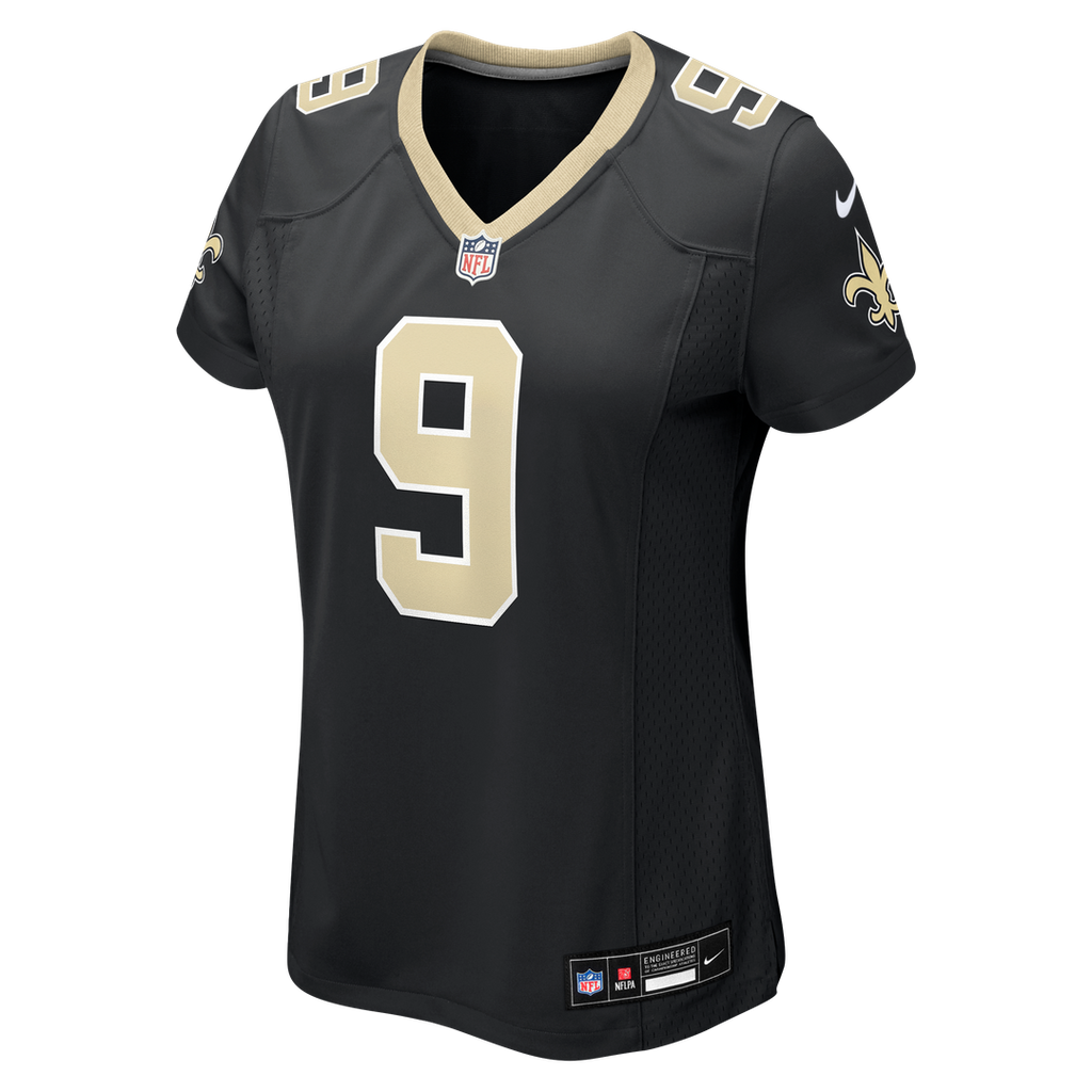 Drew Brees New Orleans Saints Nike Women's Team Game Jersey -  Black