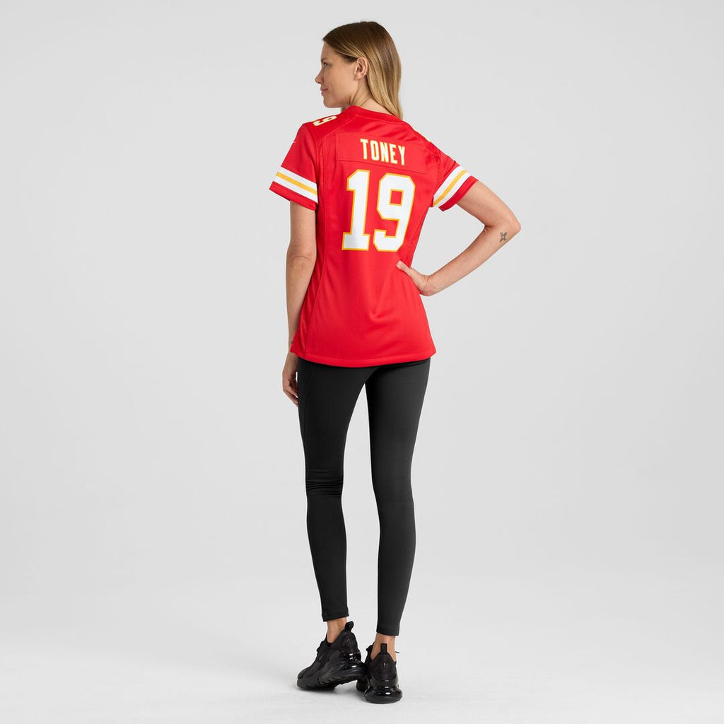 Kadarius Toney Kansas City Chiefs Nike Women's Game Player Jersey - Red