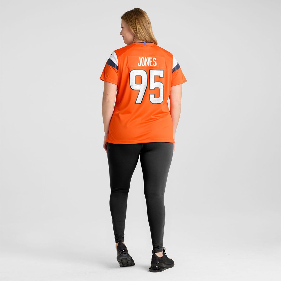 Sai'vion Jones Denver Broncos Nike Women's Team Game Jersey -  Orange