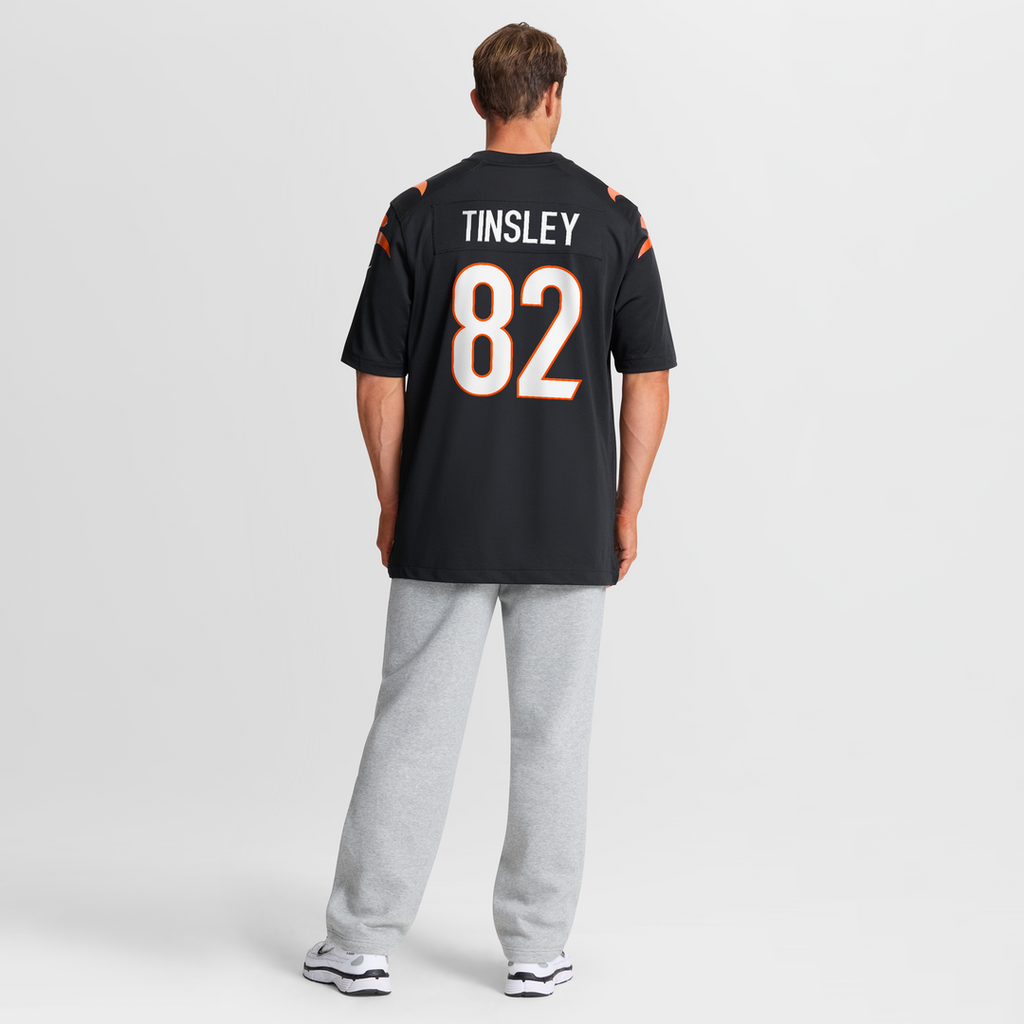 Mitchell Tinsley Cincinnati Bengals Nike Team Game Jersey -  Black