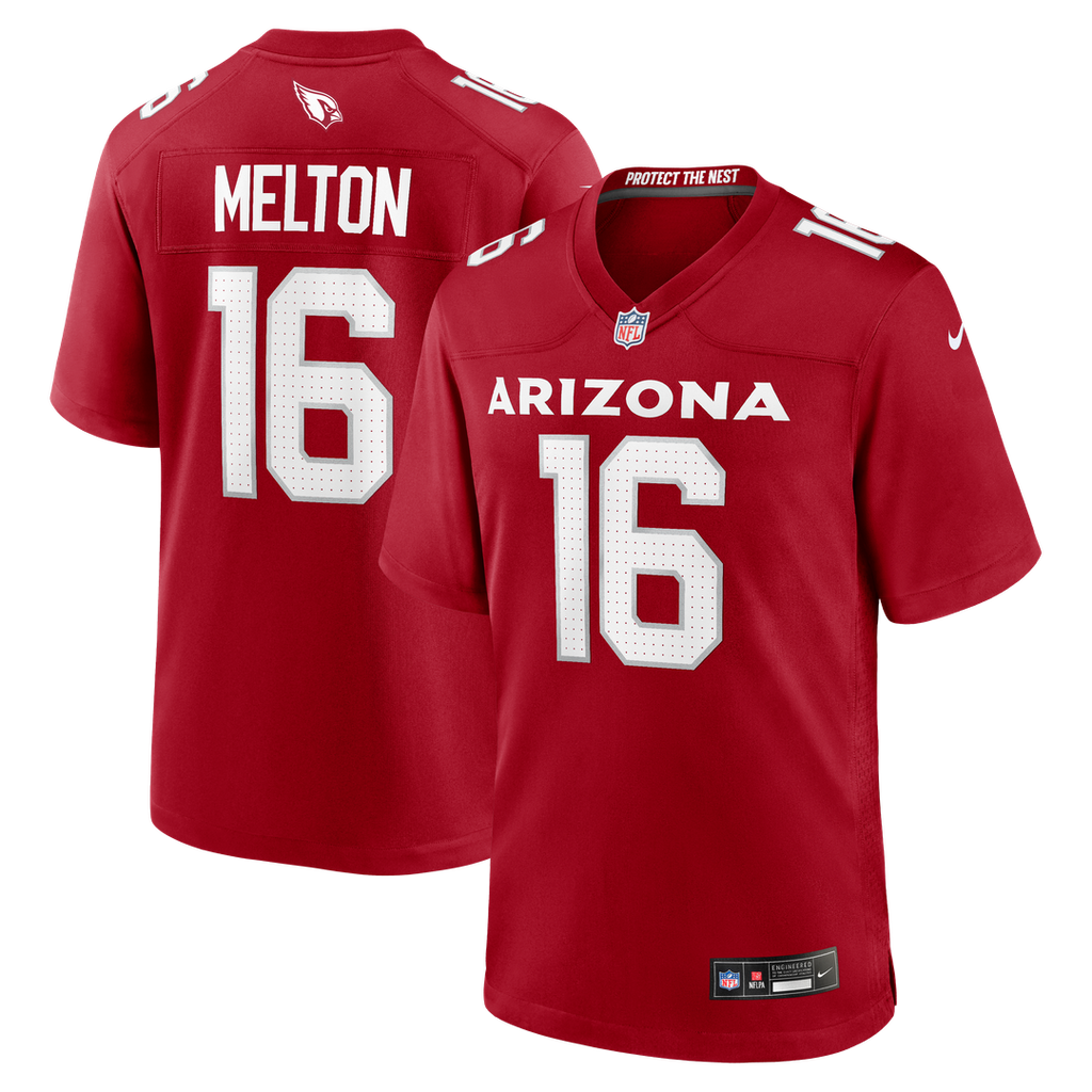 Max Melton Arizona Cardinals Nike Team Game Jersey -  Cardinal