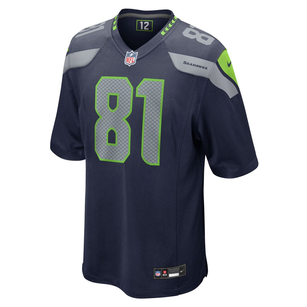 Eric Saubert Seattle Seahawks Nike Team Game Jersey -  College Navy