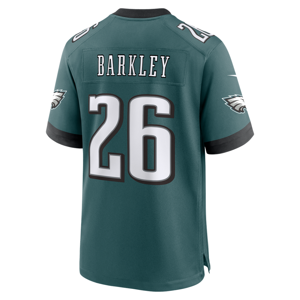 Saquon Barkley Philadelphia Eagles Nike Team Game Jersey -  Midnight Green