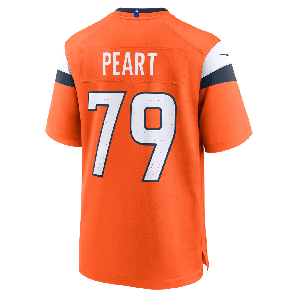 Matt Peart Denver Broncos Nike Team Game Jersey -  Orange
