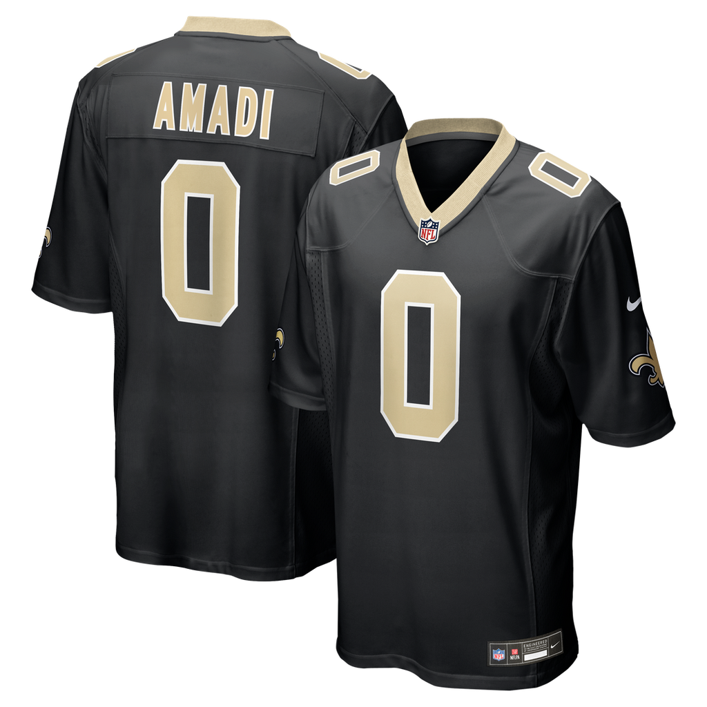 Ugo Amadi New Orleans Saints Nike Team Game Jersey -  Black