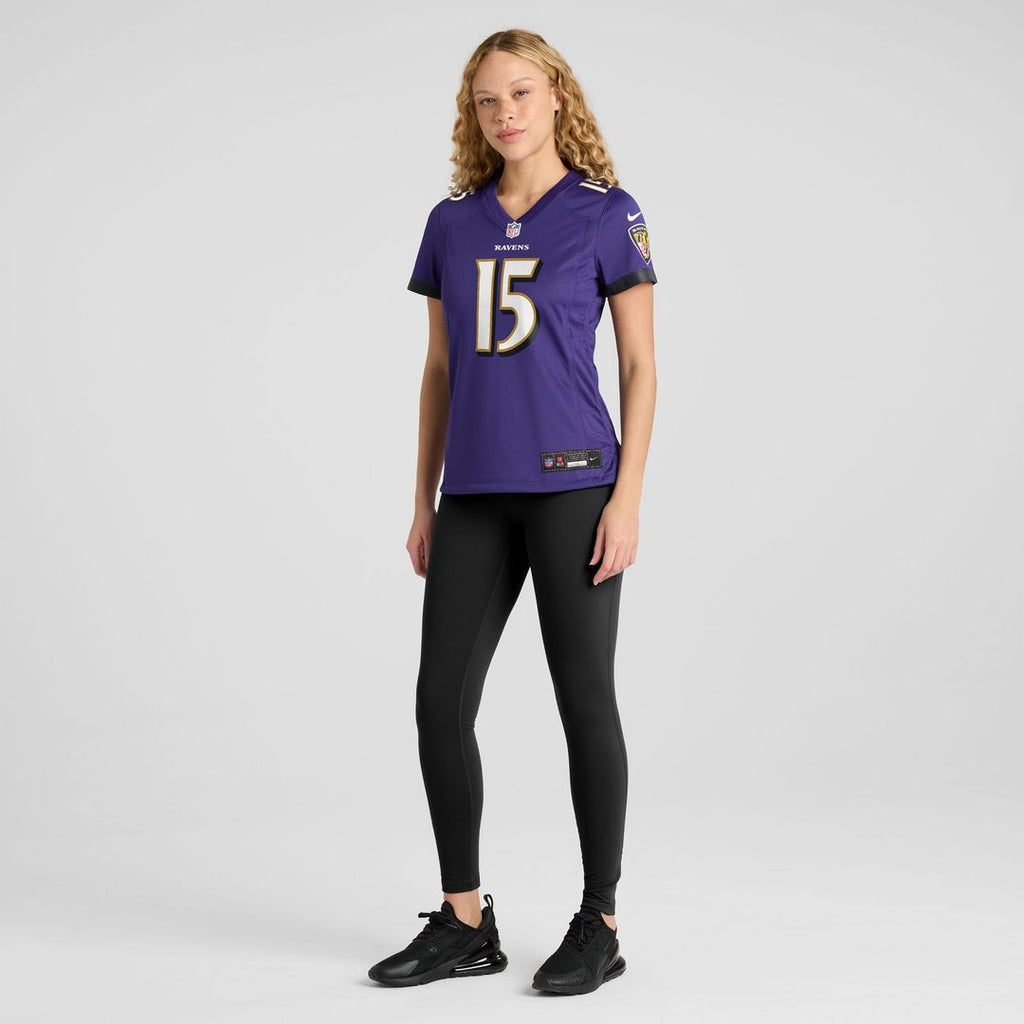 Cooper Rush Baltimore Ravens Nike Women's Team Game Jersey -  Purple