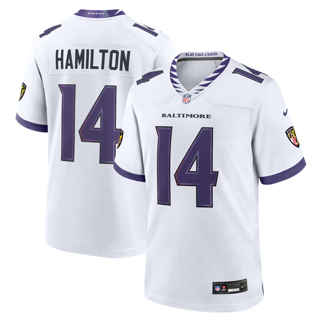 Kyle Hamilton Baltimore Ravens Nike Game Jersey - White