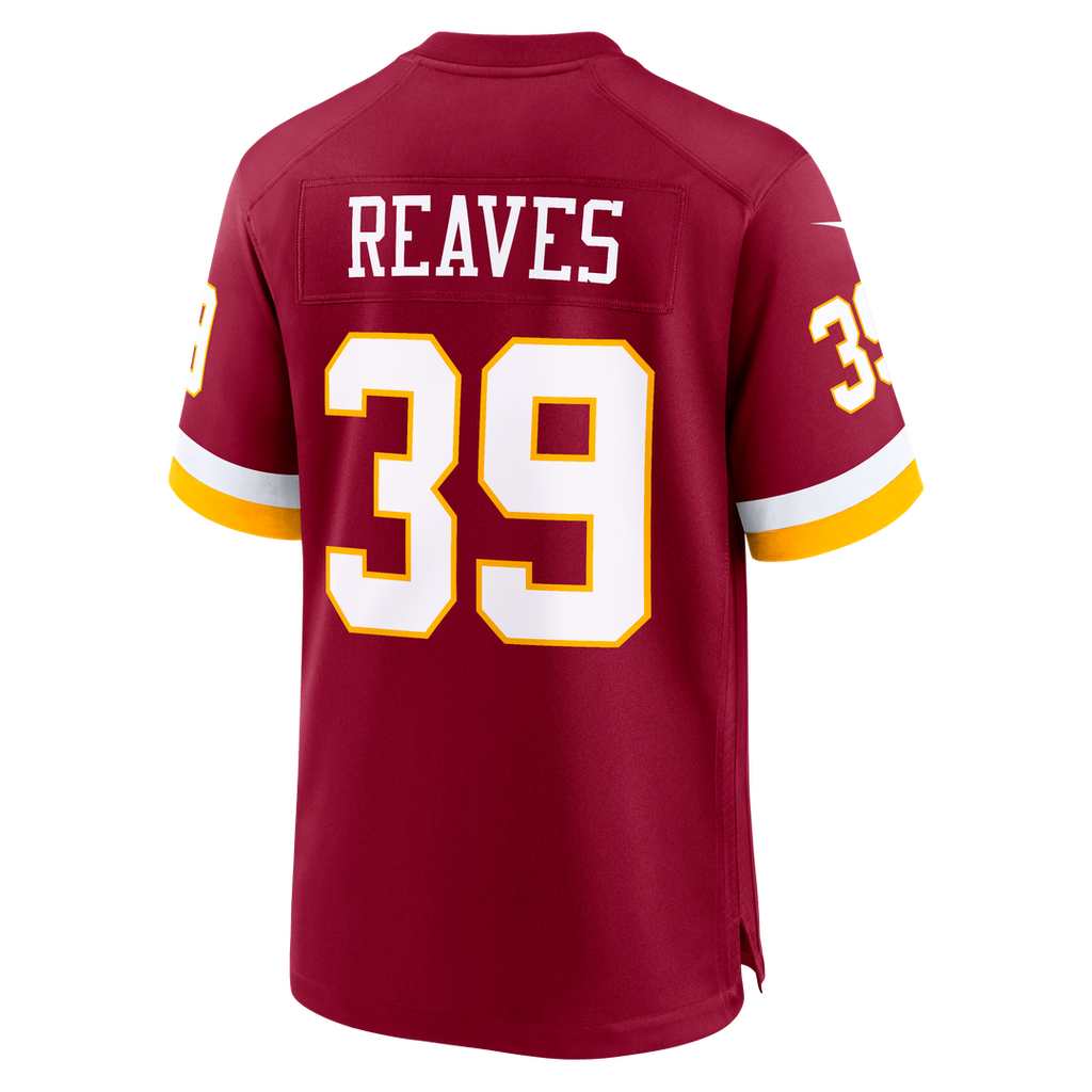 Jeremy Reaves Washington Commanders Nike Hail Raiser Alternate Game Jersey - Black
